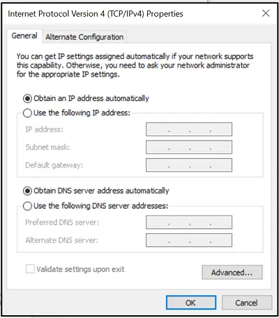 your computer was not assigned an address from the network (by the dhcp server) 0x79