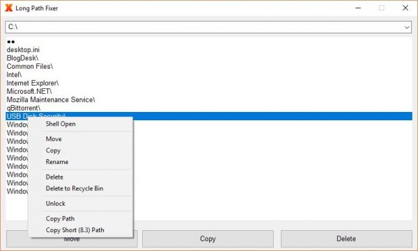 Long Path Fixer tool