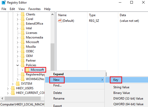 Registry method for disabling the First Run Page