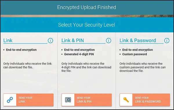 Transfer files via Cloud Storage using Encryption with Whisply - 14
