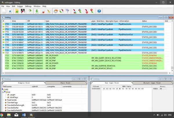 Simple USB Logger