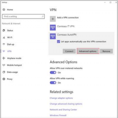 AutoVPN in Windows 10