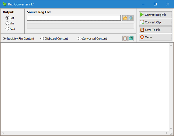 Reg Converter for Windows
