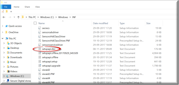 windows cannot find file