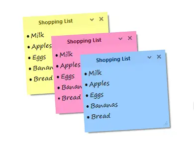 computer sticky notes custom