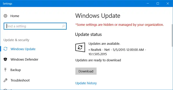 Realtek Driver update keeps being offered by Windows Update