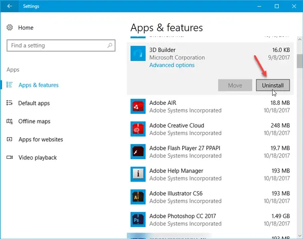 Pre-Installed apps are missing after Windows 10 update