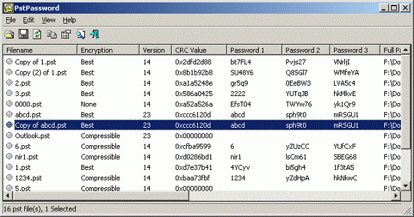 Recover forgotten Outlook PST Password