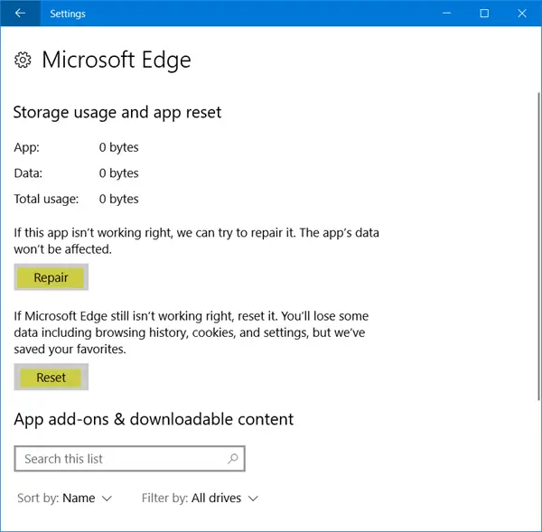 How To Reset Reinstall Microsoft Edge Browser In Windows Riset