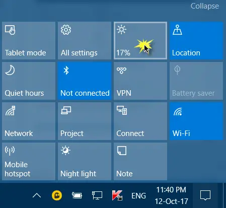 adjust screen brightness windows laptop