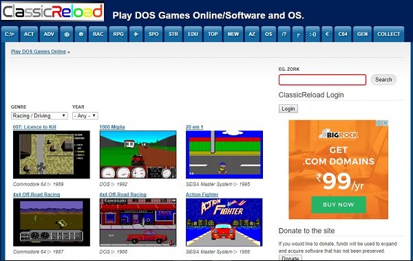 Ever felt similar getting dorsum to the era when nosotros used to play games on our reckoner organisation Play MS DOS games online at these piece of job yesteryear five sites