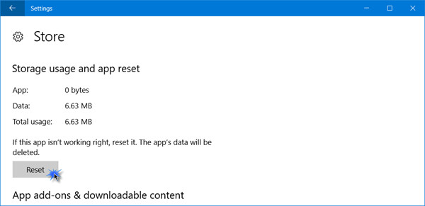 of late reported seeing this fault message when trying to access the Windows Store Something bad happened, Unknown layout specified inwards manifest Windows Store error
