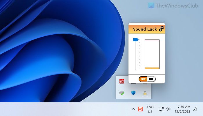 Sound Lock: Sound Volume Controller Software for Windows PC