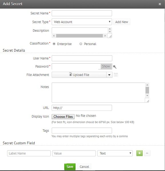 Zoho Vault Password Manager