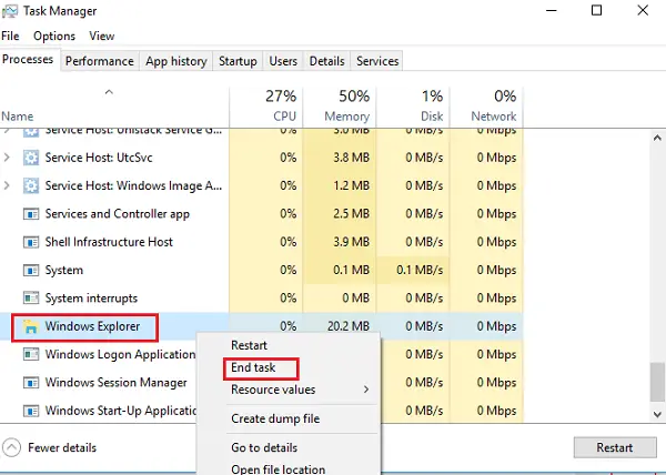 File Explorer will not open in Windows 10