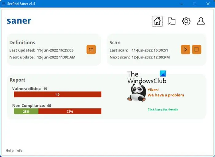 SecPod Saner Personal Free Advanced Vulnerability Scanner