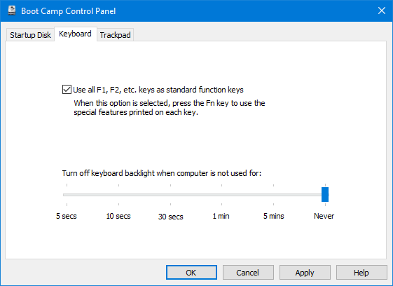 boot camp control panel windows 10 download