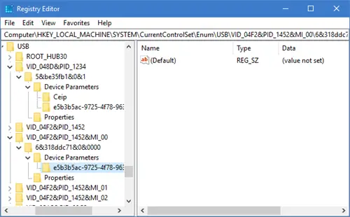 USB Selective Suspend feature is disabled 6