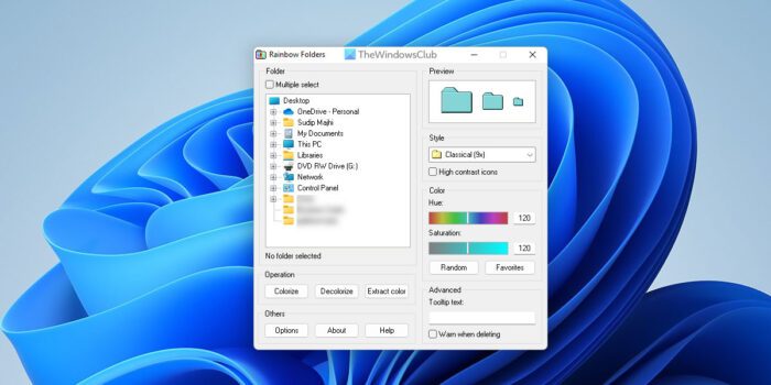 How to color Windows folders using Rainbow Folders