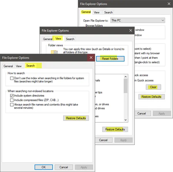 Opening Explorer