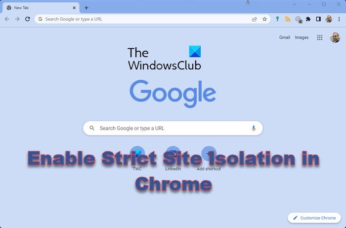 Enable Strict Site Isolation in Chrome