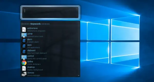 Desktop Application Launcher for Windows 10