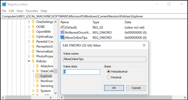 Settings app displays online video tutorials as well as tips on its correct side How to disable as well as halt Online tips as well as videos inwards Windows 10 Settings