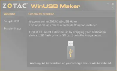 Make Bootable USB