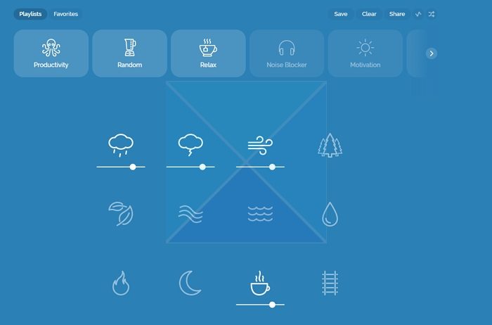 Noisli Sound Combination