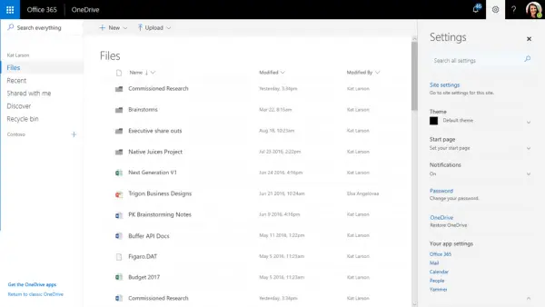 Files Restore feature in OneDrive for Business