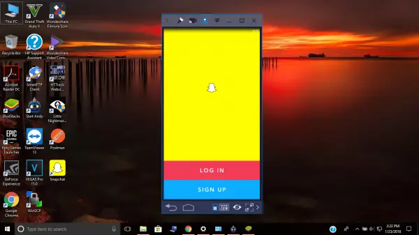 best android emulator for windows 10 and snapchat