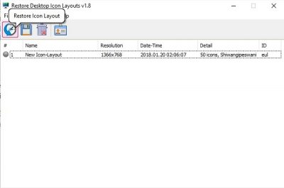 Backup Save And Restore Desktop Icon Layouts With Reicon