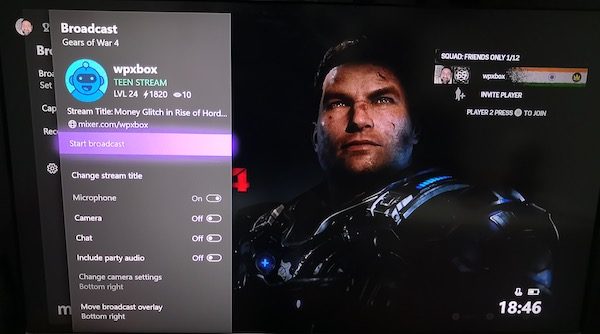 Broadcast Settings For Xbox One 2