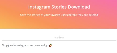 Download Instagram Stories