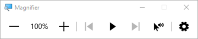 Magnifier in Windows 10