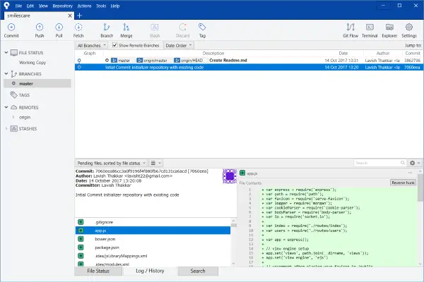 Git GUI clients for Windows