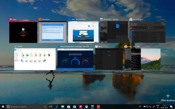 Multitasking in Windows 10