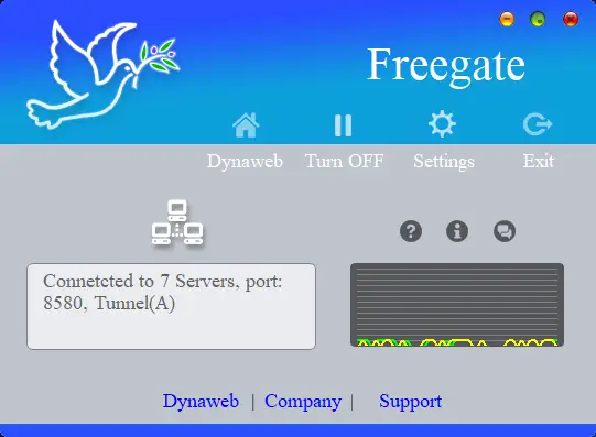 Freegate anti-censorship software