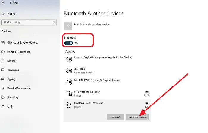 Bluetooth Disconnect Devices