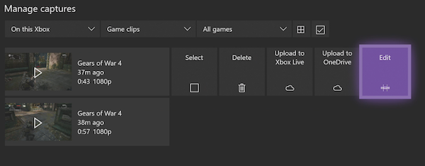 spell Xbox One allows basic functions natively How to record, edit, share, delete, together with care Game Clips on Xbox One