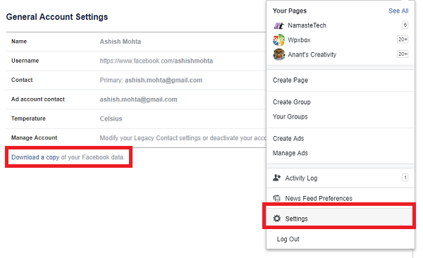 The recent debacle of Facebook user information used past times Cambridge Analytica has raised some serio What to await when y'all download Facebook Data History