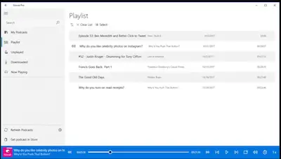 Free Podcast Apps for Windows