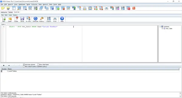 View and Edit Microsoft Access Database Files