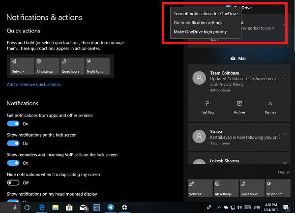 in addition to getting distracted for whatsoever argue does interruption the concentration How to customize Notifications in addition to Action Center on Windows 10