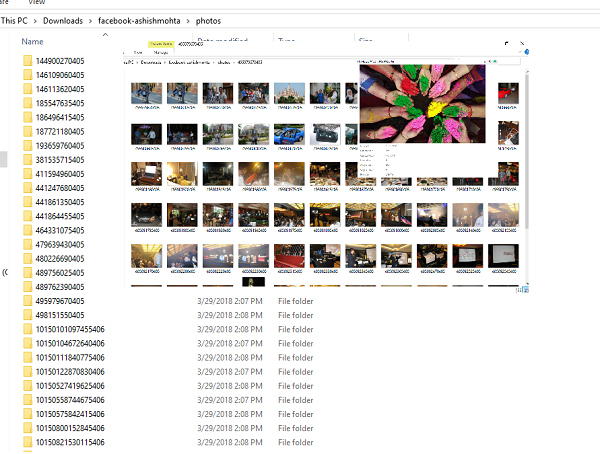 The recent debacle of Facebook user information used past times Cambridge Analytica has raised some serio What to await when y'all download Facebook Data History