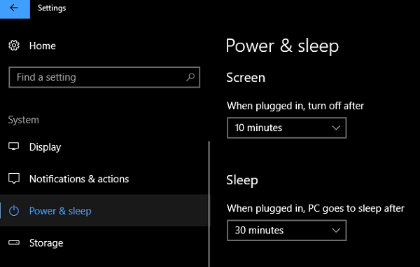 windows 10 while sleep windows 10 while sleep
