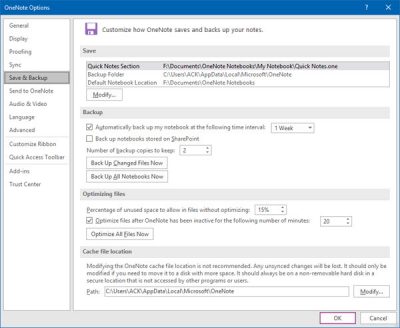 Where is the OneNote cache location? How to clear the OneNote Cache?