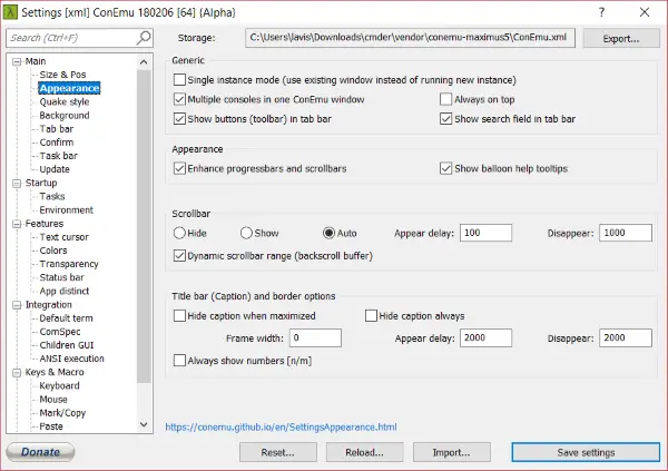 GitHub - cmderdev/cmder: Lovely console emulator package for Windows