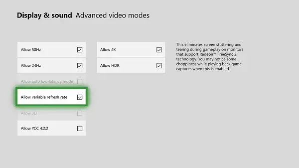 How To Enable Auto Low Latency Mode On Xbox One