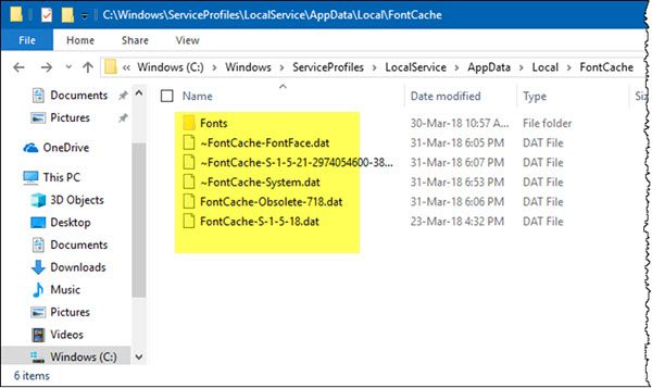 How To Rebuild Font Cache In Windows 10